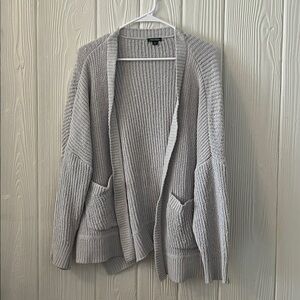 Wild Fable Gray Open-Front Cardigan
